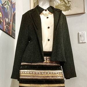 Vintage Cleo Black Tuxedo Blazer